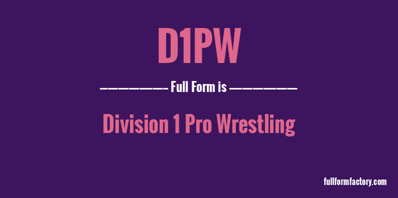 d1pw-full-form