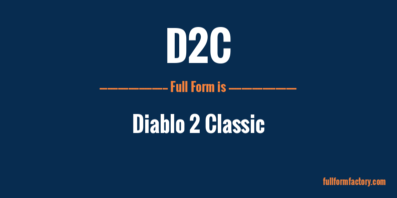 d2c-full-form