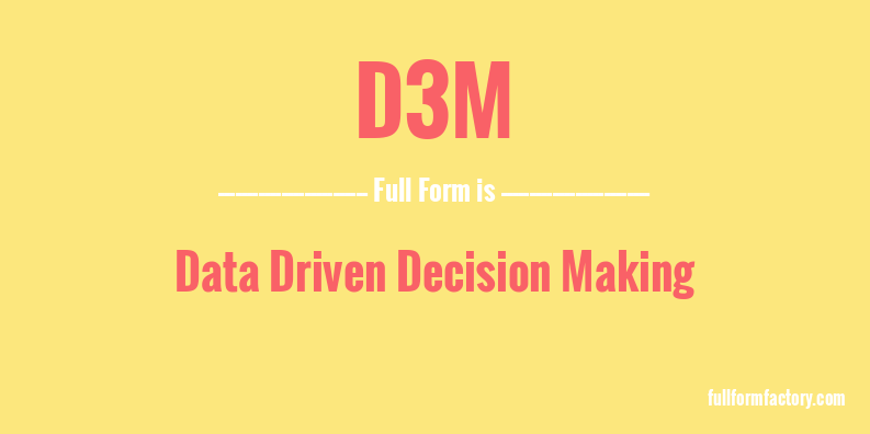 d3m-full-form