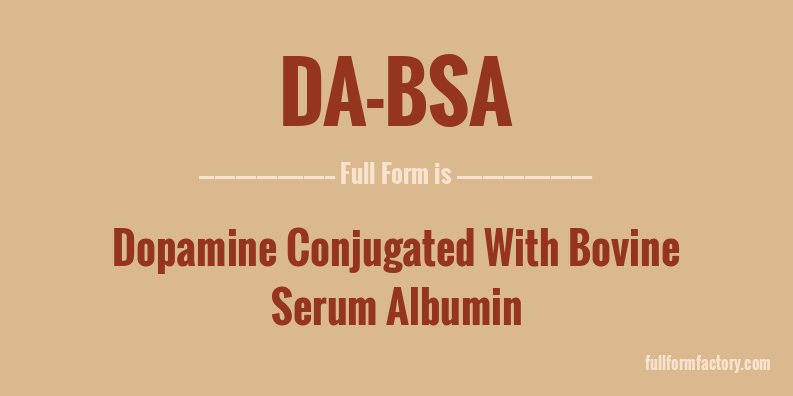 da-bsa-full-form