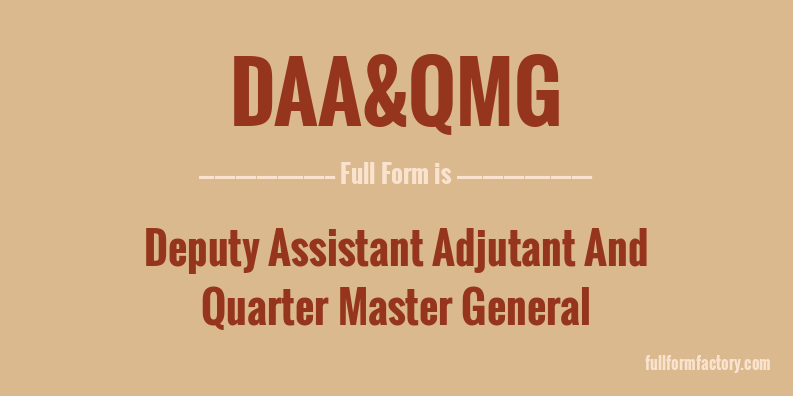 daa&qmg-full-form