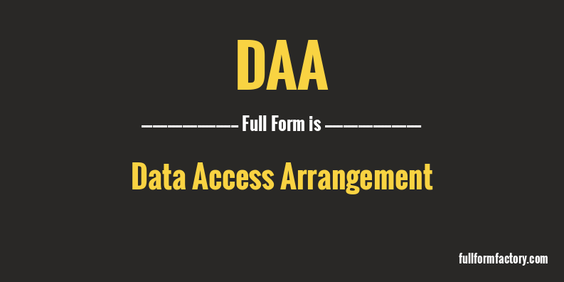 daa-full-form