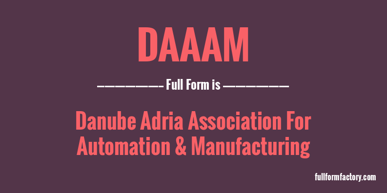 daaam-full-form