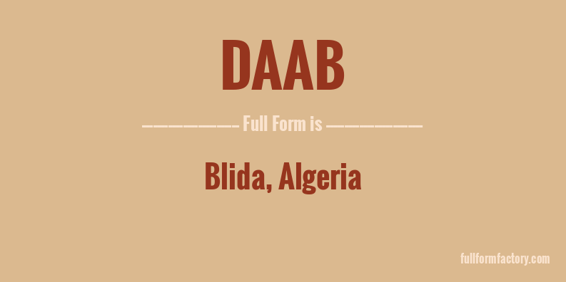 daab-full-form