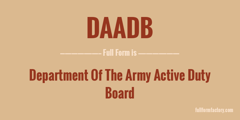daadb-full-form