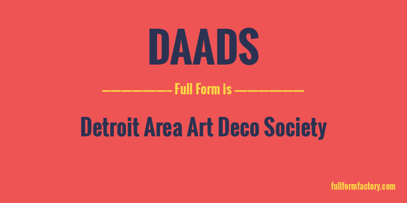 daads-full-form