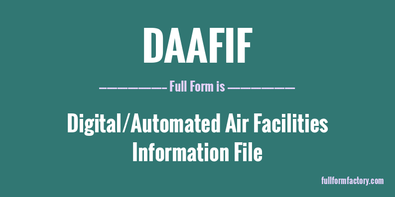 daafif-full-form