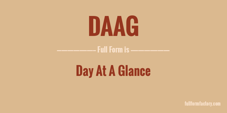 daag-full-form