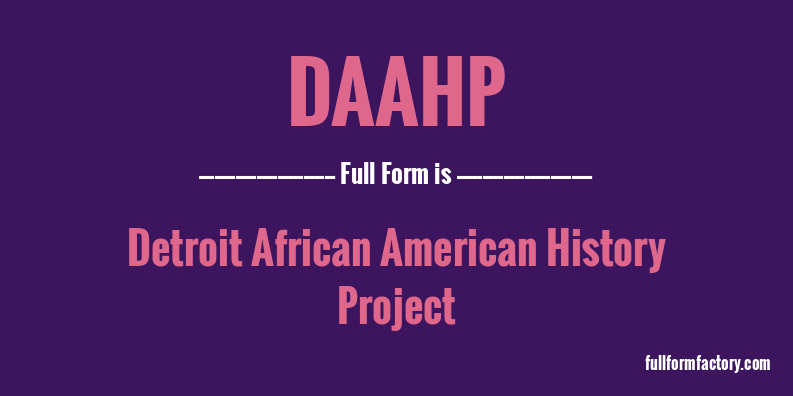 daahp-full-form