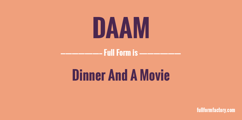 daam-full-form
