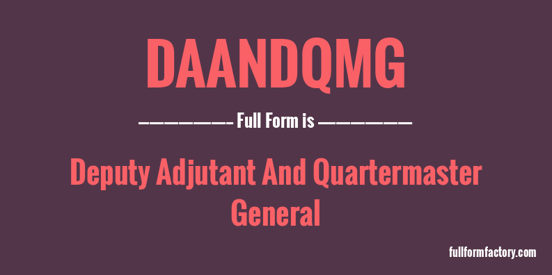 daandqmg-full-form