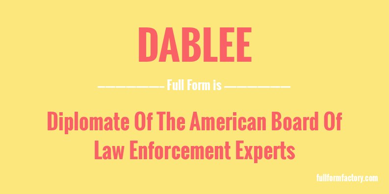 dablee-full-form