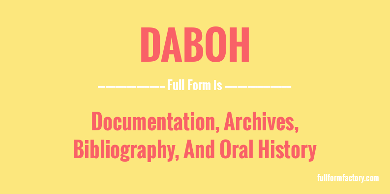 daboh-full-form