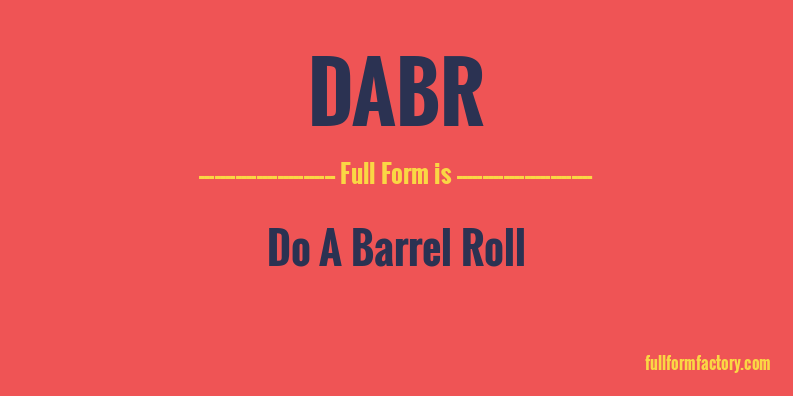 dabr-full-form