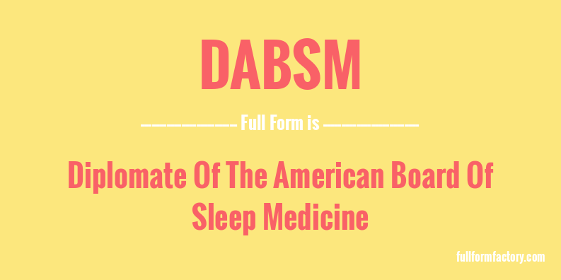 dabsm-full-form