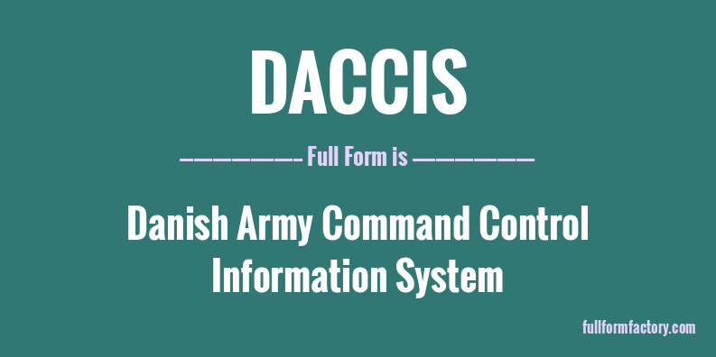 daccis-full-form