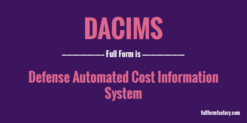 dacims-full-form