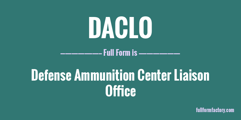 daclo-full-form