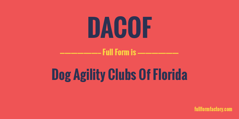 dacof-full-form