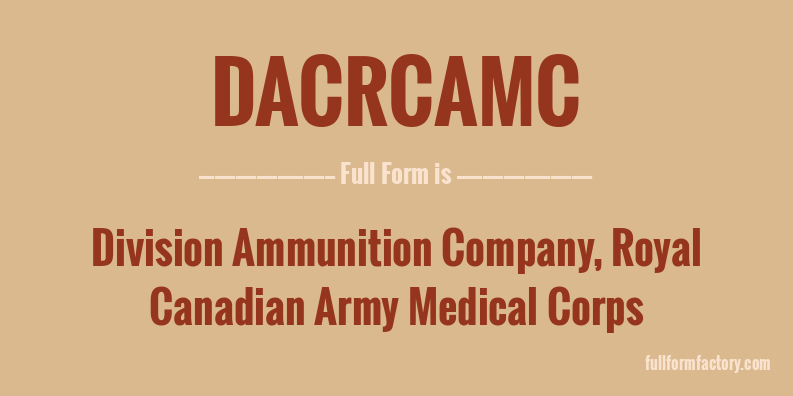 dacrcamc-full-form