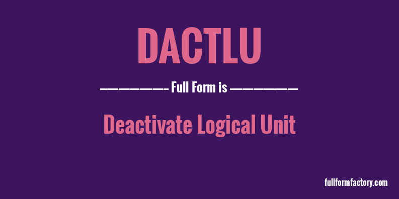 dactlu-full-form
