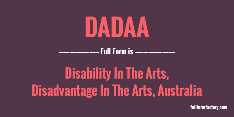 dadaa-full-form
