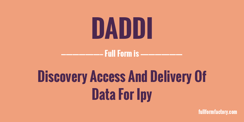 daddi-full-form