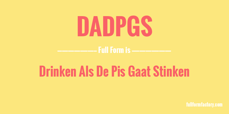 dadpgs-full-form