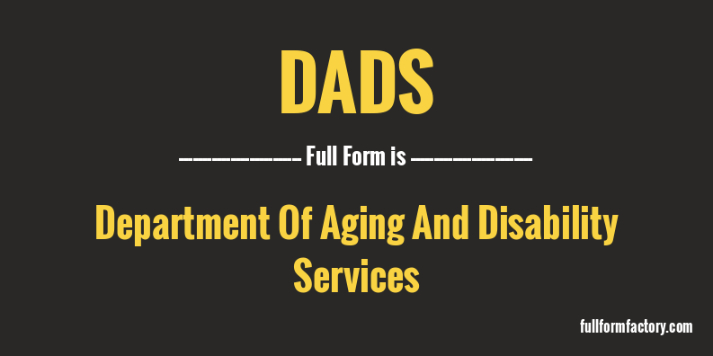 dads-full-form