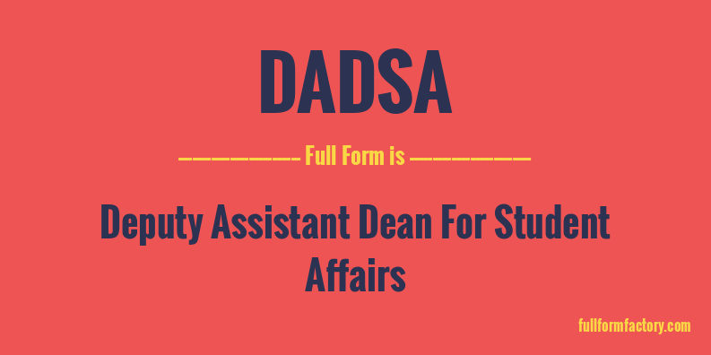 dadsa-full-form