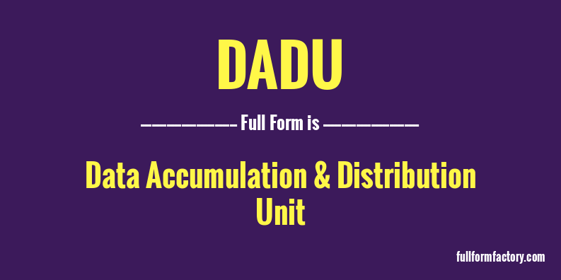 dadu-full-form