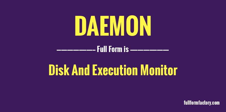 daemon-full-form