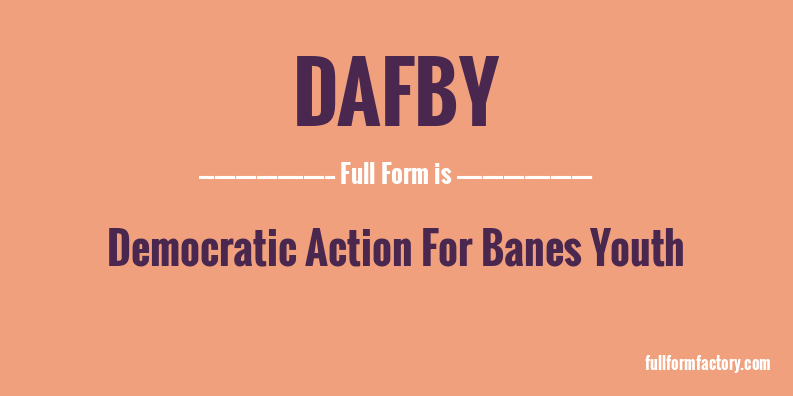 dafby-full-form