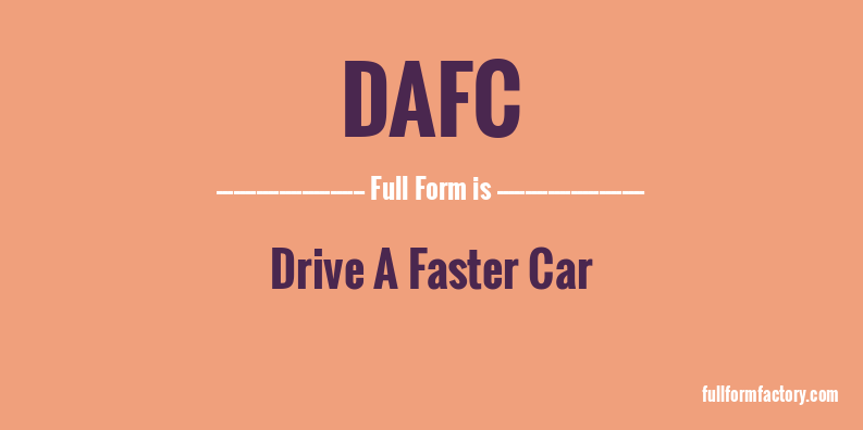 dafc-full-form