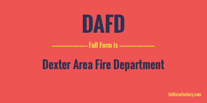 dafd-full-form