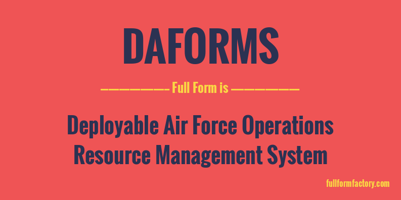 daforms-full-form