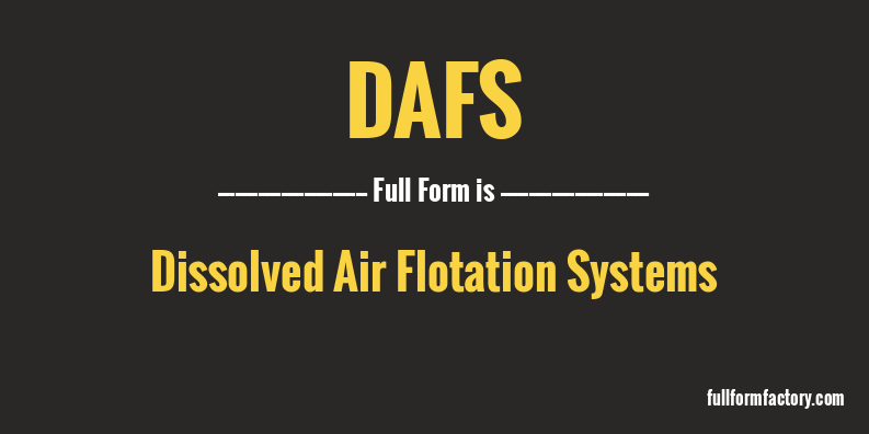 dafs-full-form