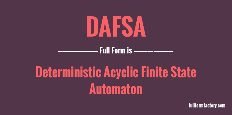 dafsa-full-form