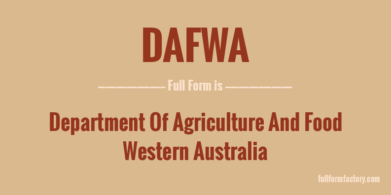 dafwa-full-form