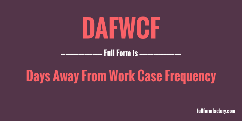 dafwcf-full-form
