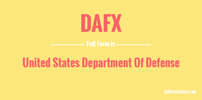 dafx-full-form