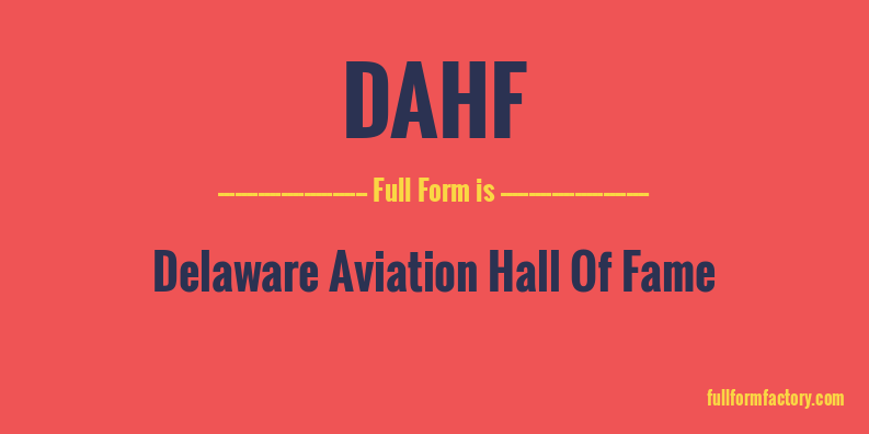 dahf-full-form