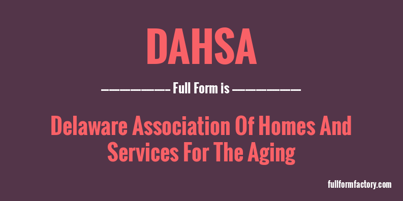 dahsa-full-form