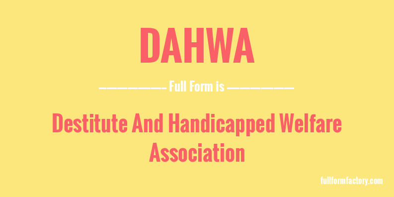 dahwa-full-form