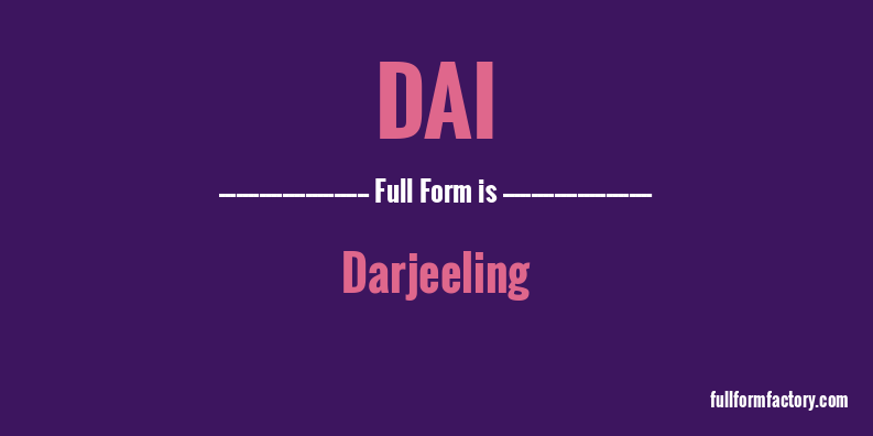 dai-full-form