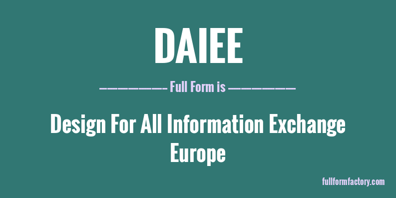 daiee-full-form