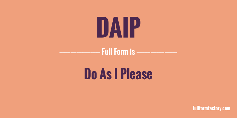 daip-full-form
