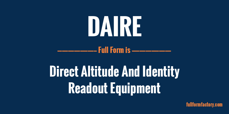 daire-full-form