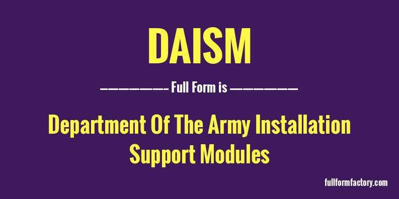 daism-full-form