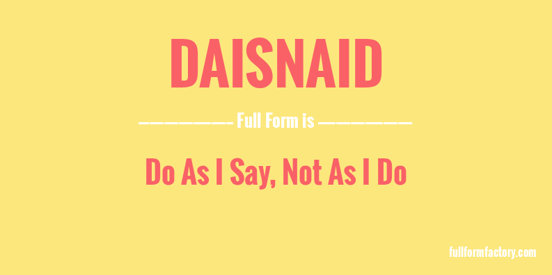 daisnaid-full-form